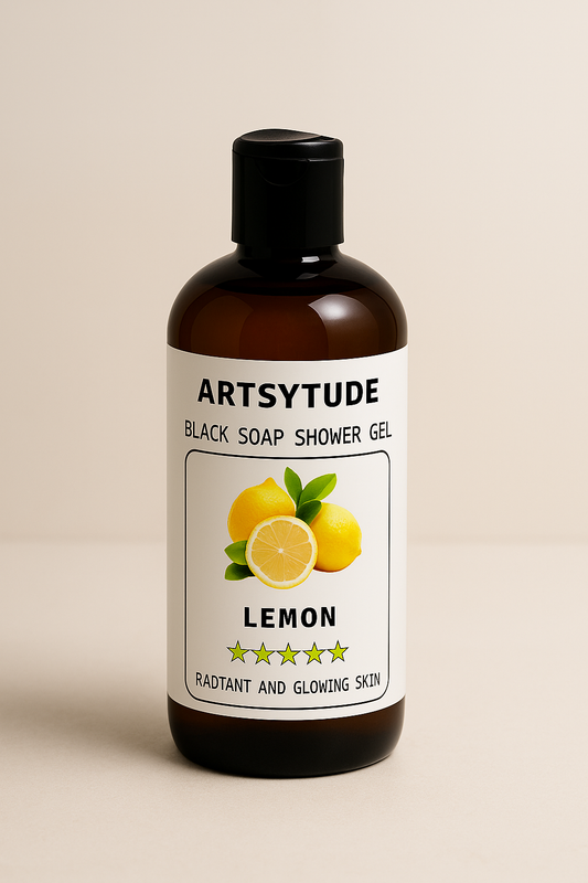 Lemon Black Soap Shower Gel