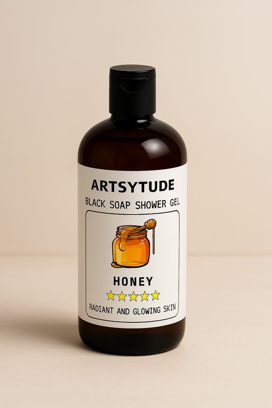 Honey Black Soap Shower Gel