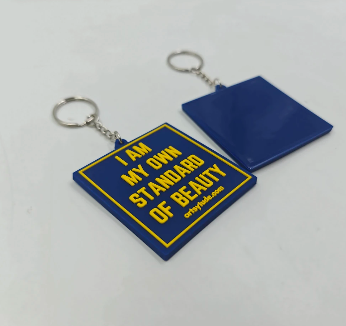 "I Am My Own Standard Of Beauty" branded key chain